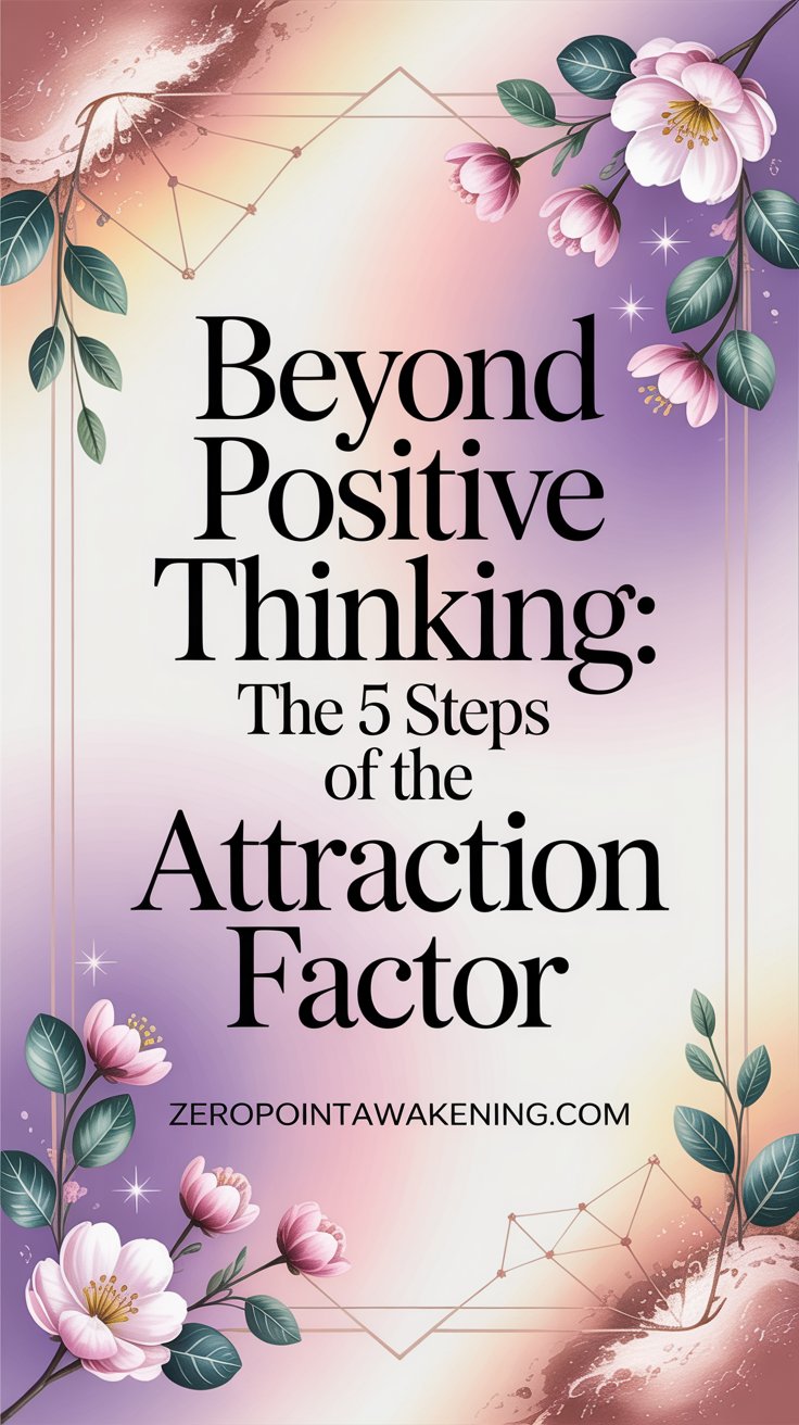 Beyond Positive Thinking: The 5 Steps of the Attraction Factor